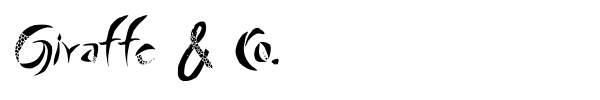 Giraffe & Co. font preview
